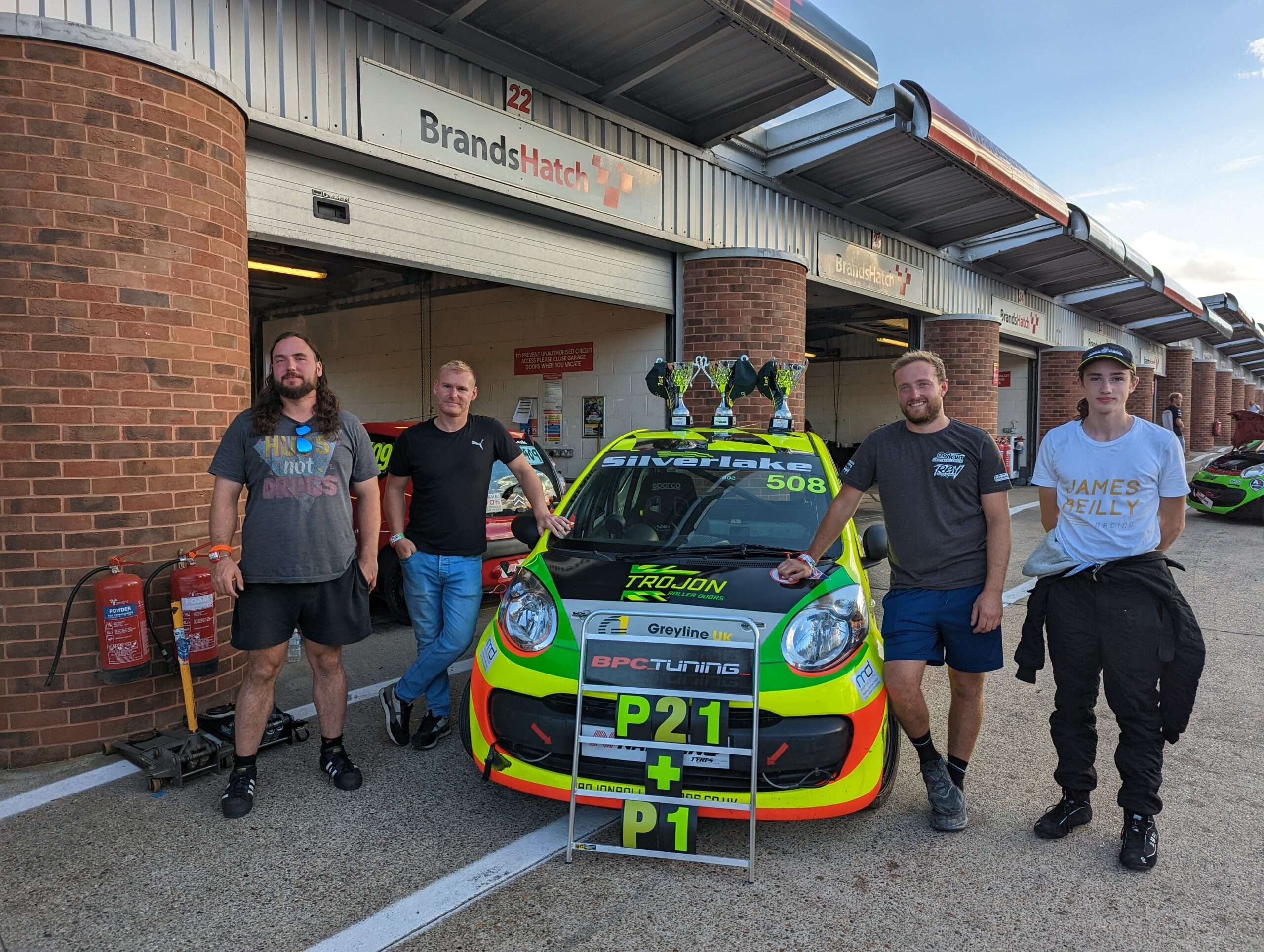 James Reilly Team Trojon Brands Hatch
